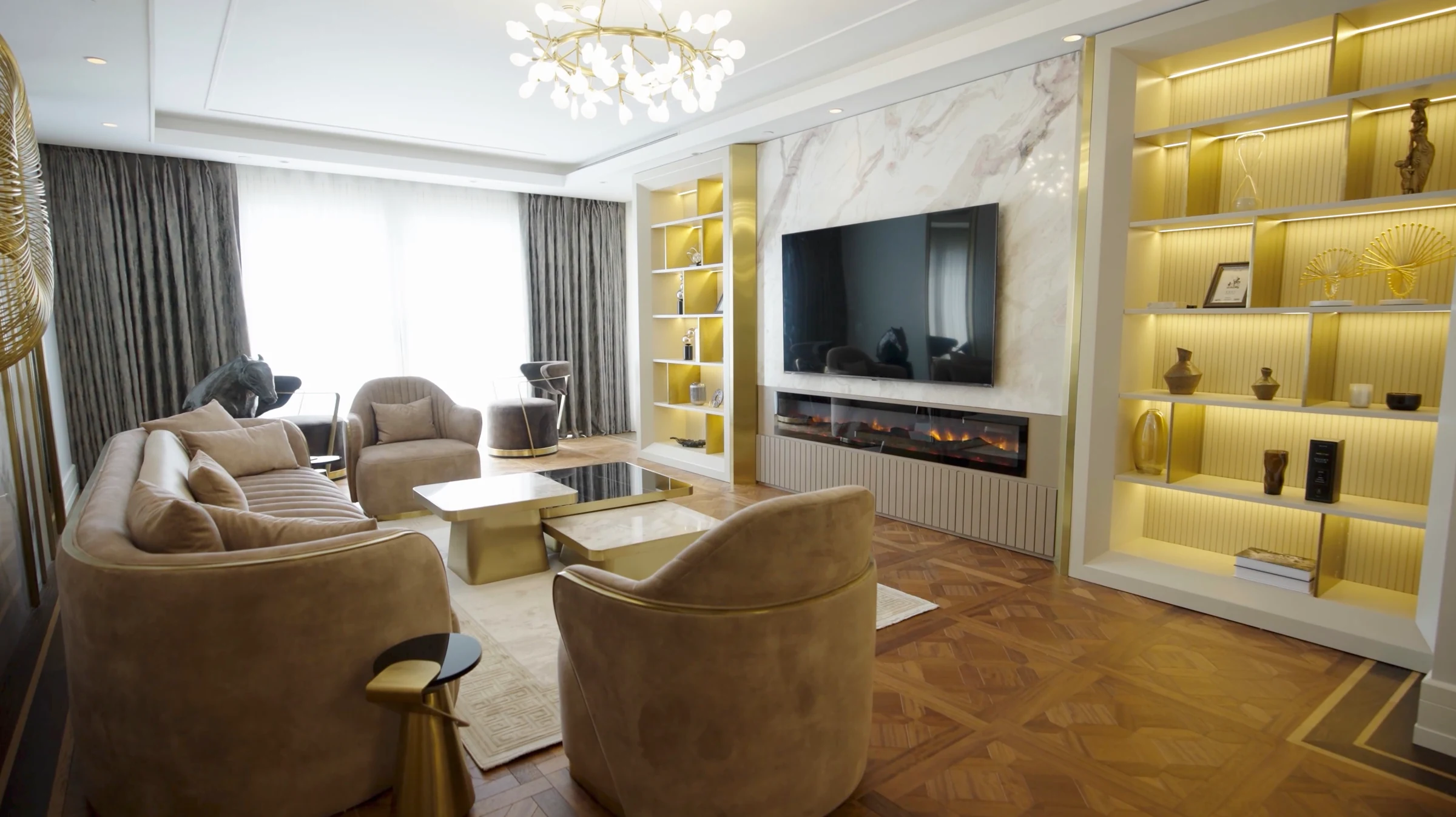Büyükyalı Interior Design Project · Living space · 2