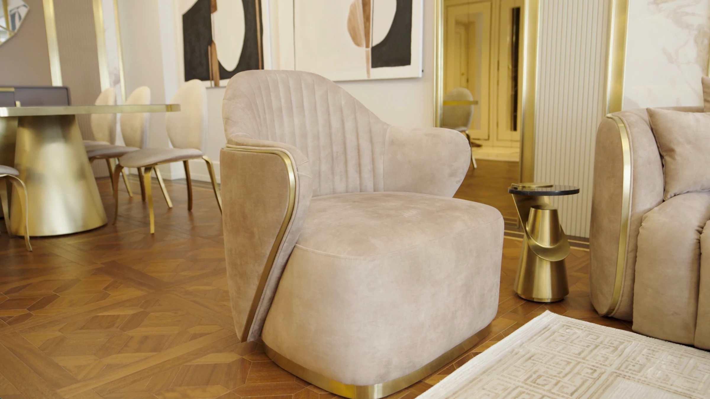 Büyükyalı Interior Design Project · Curved armchair · 8