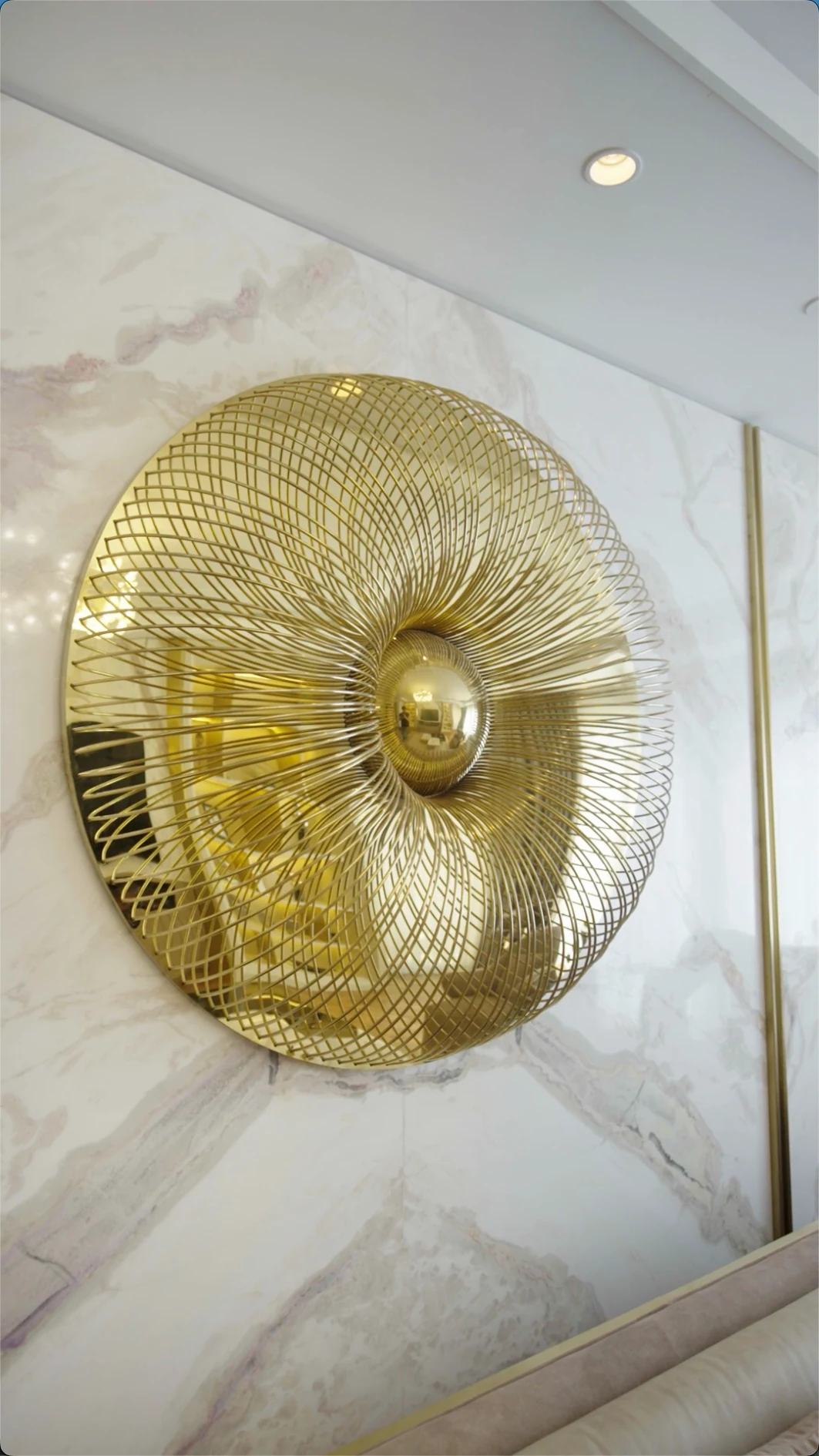 Büyükyalı Interior Design Project · Decorative wall detail · 18