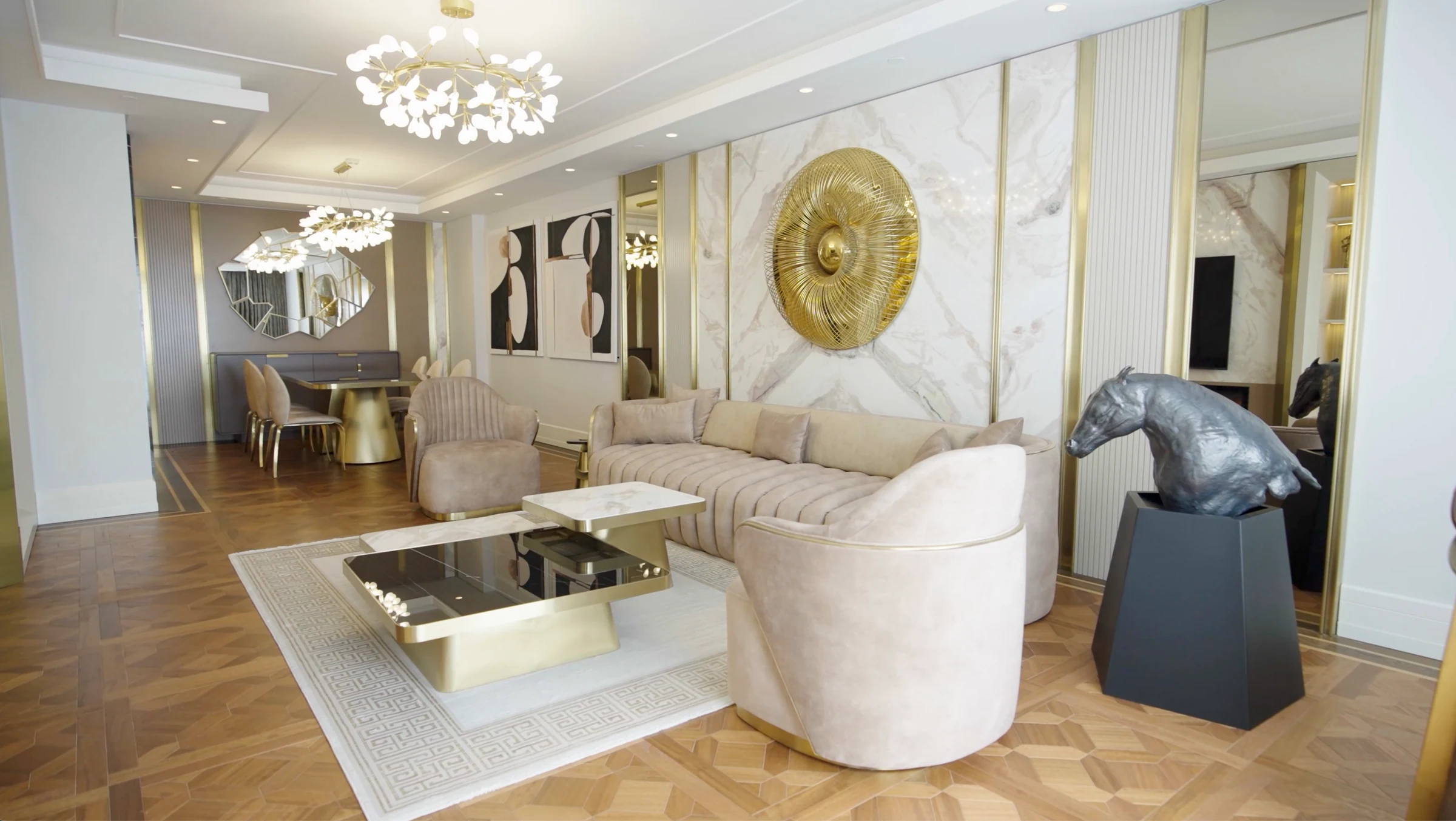 Büyükyalı Interior Design Project · Living space